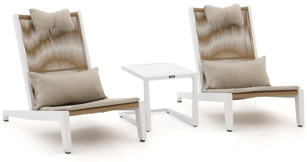 Bistro- en balkonset Manifesto  | 2 personen | Tuinset wicker (vlechtwerk) | 3-delig | Kees Smit Tuinmeubelen