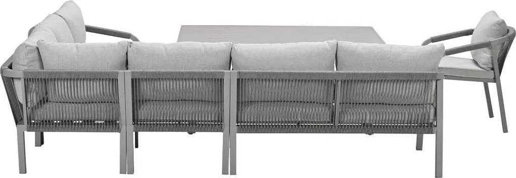 Garden Impressions Tarera lounge dining set 6-delig incl stoel - taupe