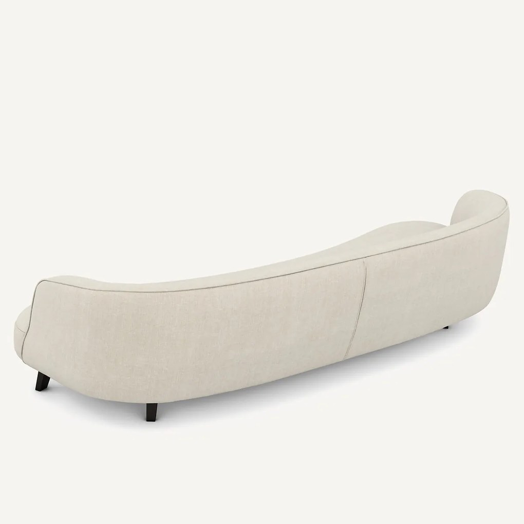 5-zits bank in katoen en linnen, Rosebury, ontwerp Emmanuel Gallina