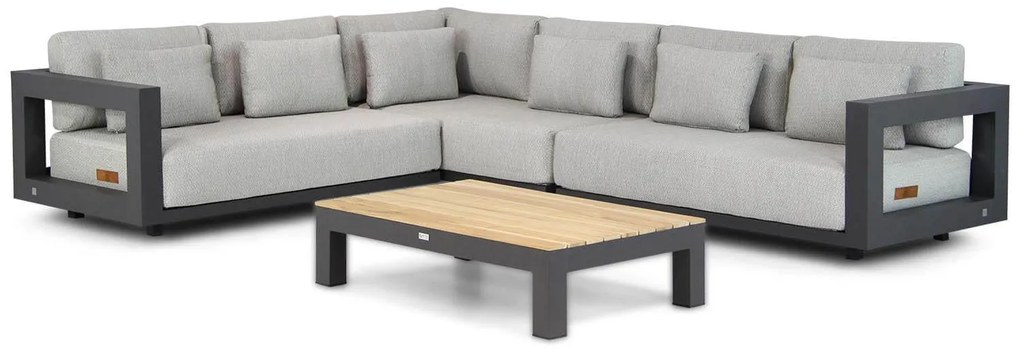 Hoek loungeset  Aluminium Grijs 6 personen 4 Seasons Outdoor Metropolitan/Lifestyle