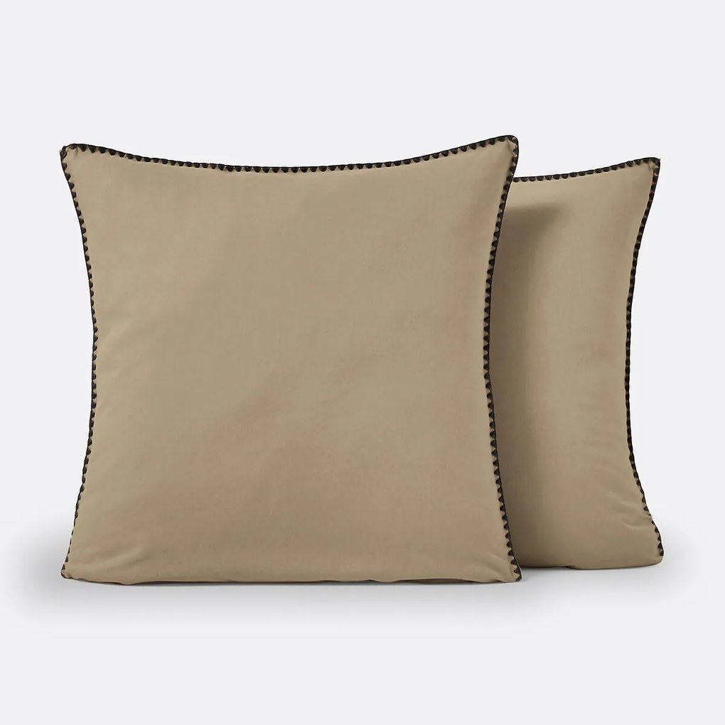 Kussensloop in gewassen katoen, Merida