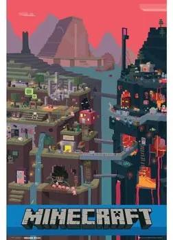 Posters Multicolour Minecraft  Taille unique