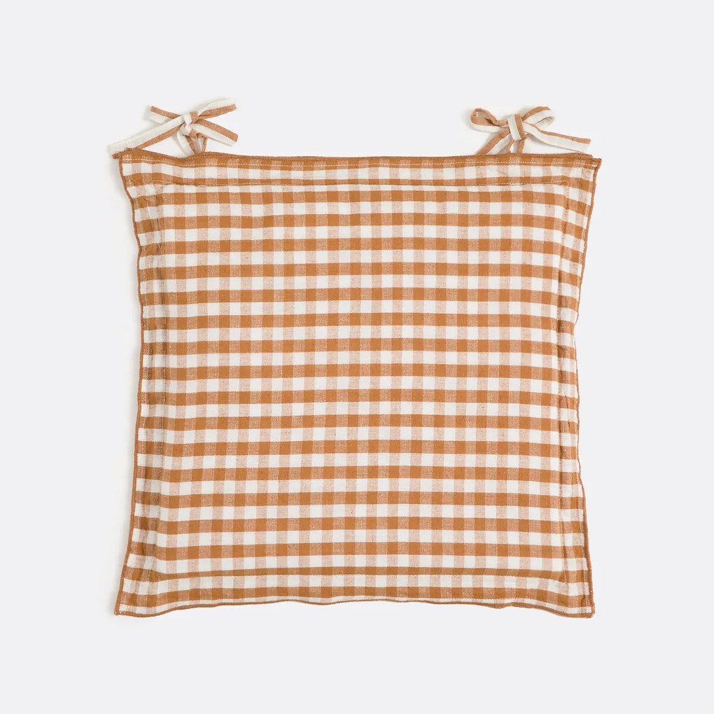 Gingham stoelhoes, katoen en linnen, Cottage