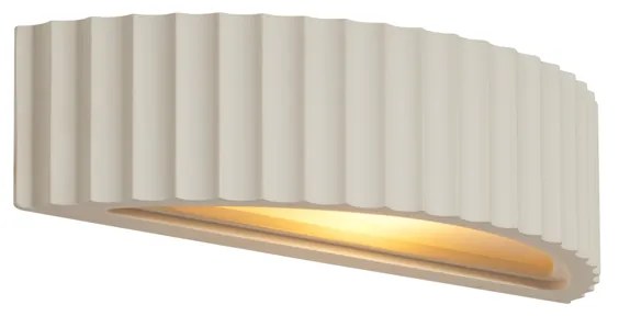 Scandinavische wandlamp wit organisch - Plaster