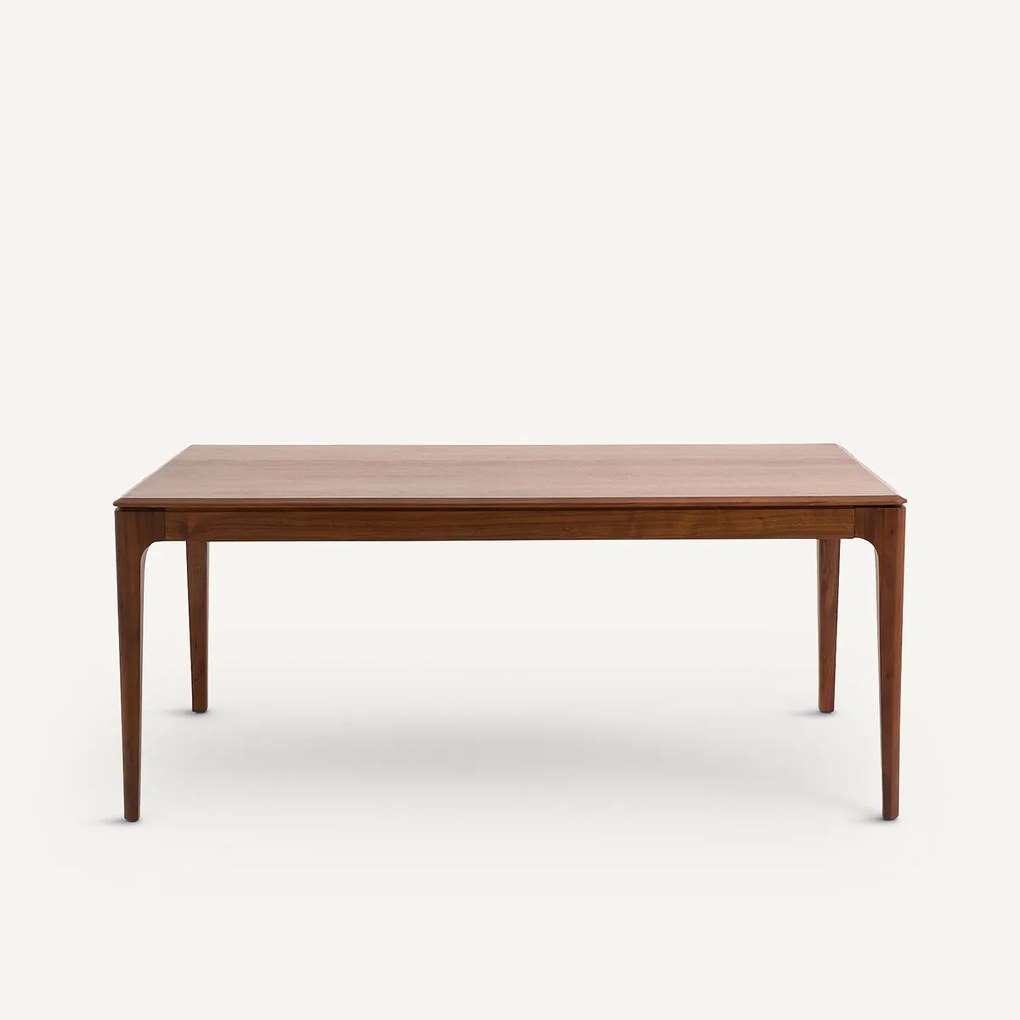 Uittrekbare tafel, massief notenhout en fineer, Sanara