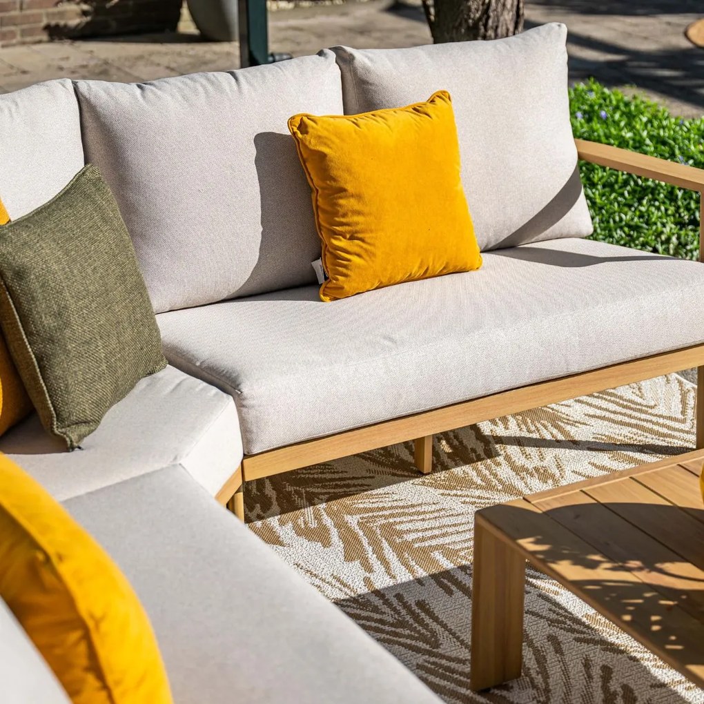 Garden Impressions Ariane loungeset 6-delig - light teak look