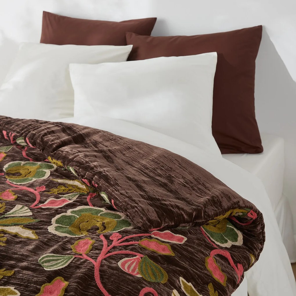 Gewatteerd dekbed in fluweel, Sidonie