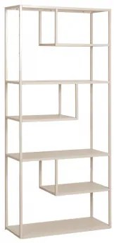 Thura Stalen Boekenkast Tapioca Beige - Sklum