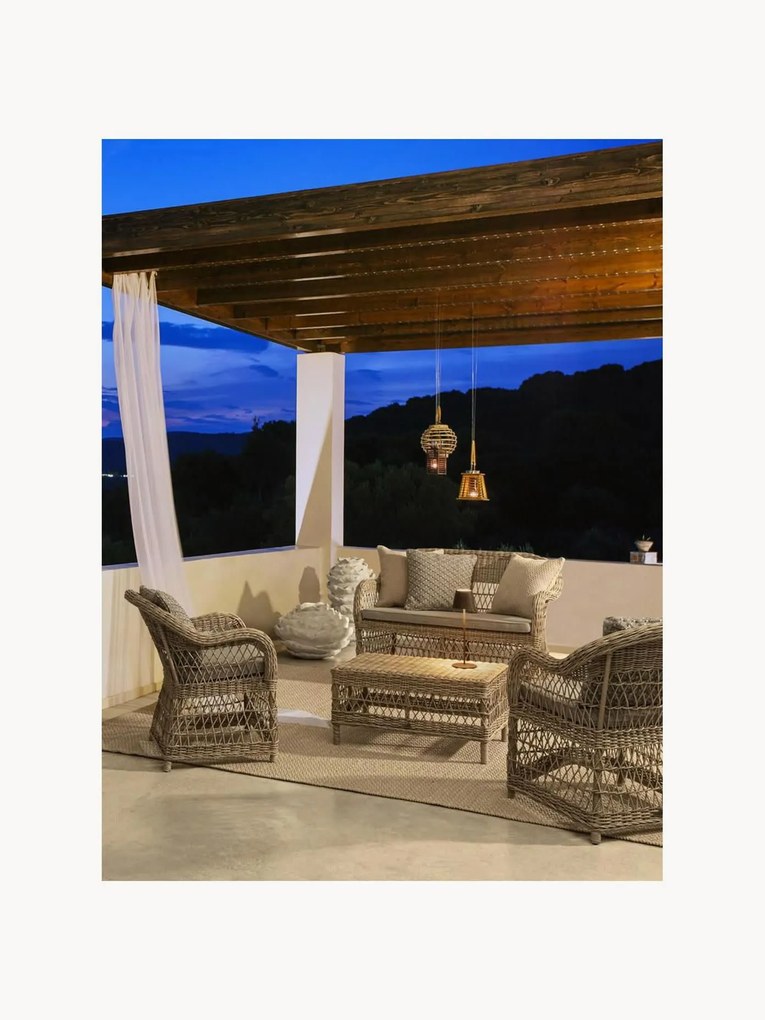 Tuinstoel met armleuningen Jupiter met zitkussen