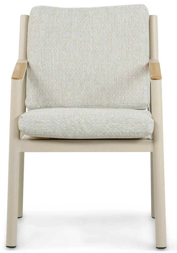 Picknick Set 6 personen 260 cm Aluminium/rope Taupe Coco Sevilla/Superior