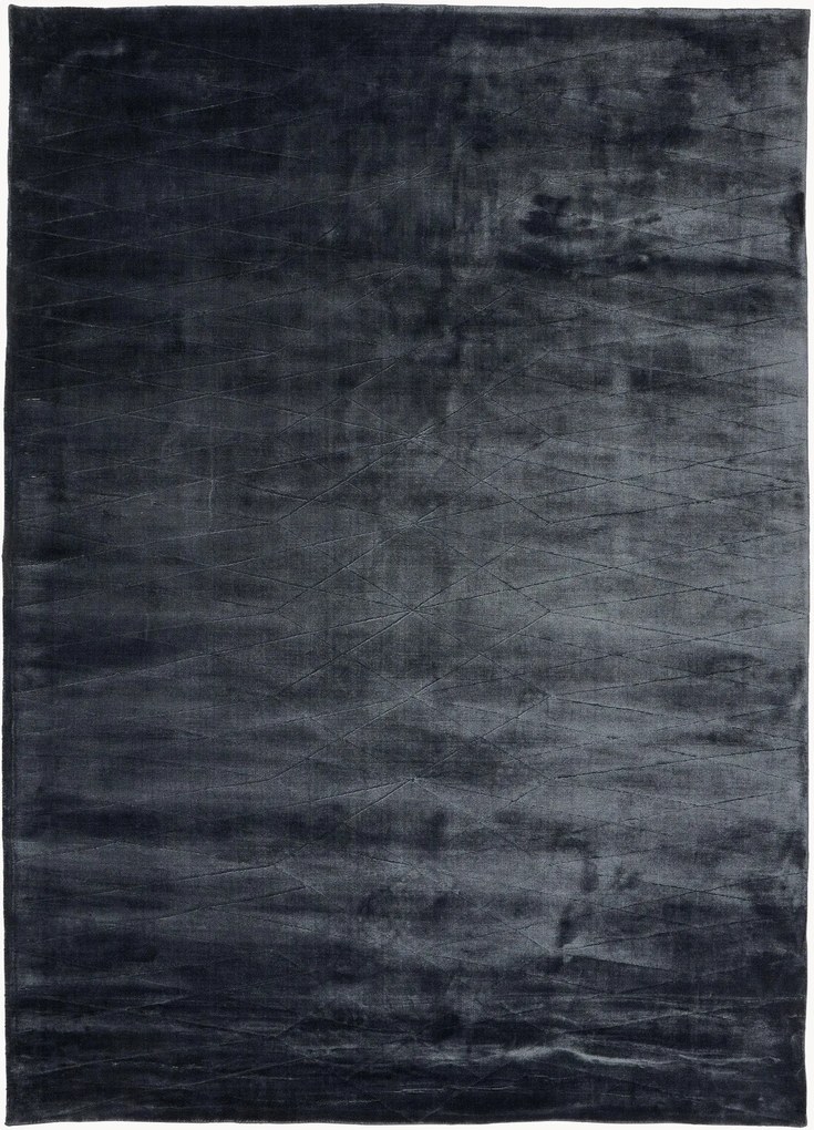 Handgemaakt laagpolig viscose vloerkleed Edge