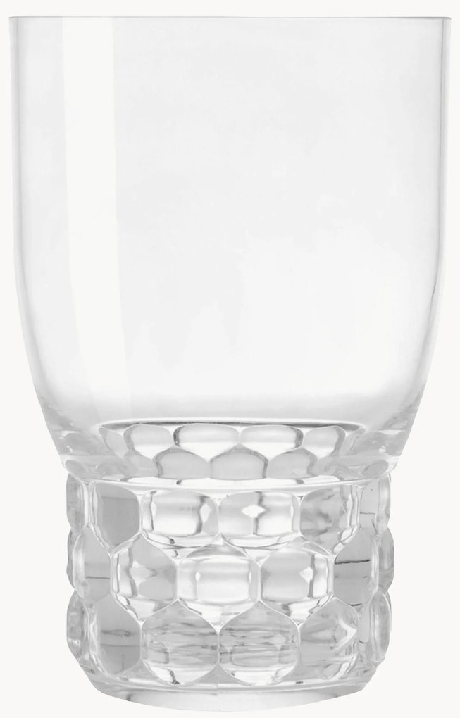 Tumbler Jellies met structuurpatroon, 4-delig