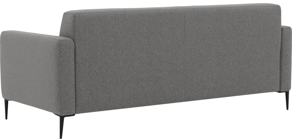 Goossens  Key West grijs, stof, 3-zits, modern design