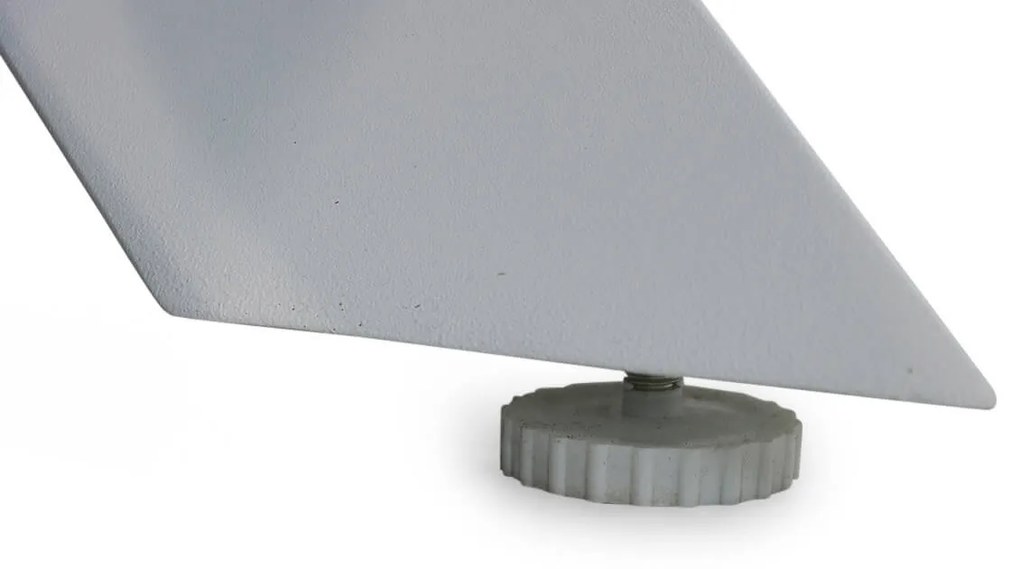 Tuinset Ronde Tuintafel 130 cm Aluminium/rope Wit 4 personen Santika Furniture Santika