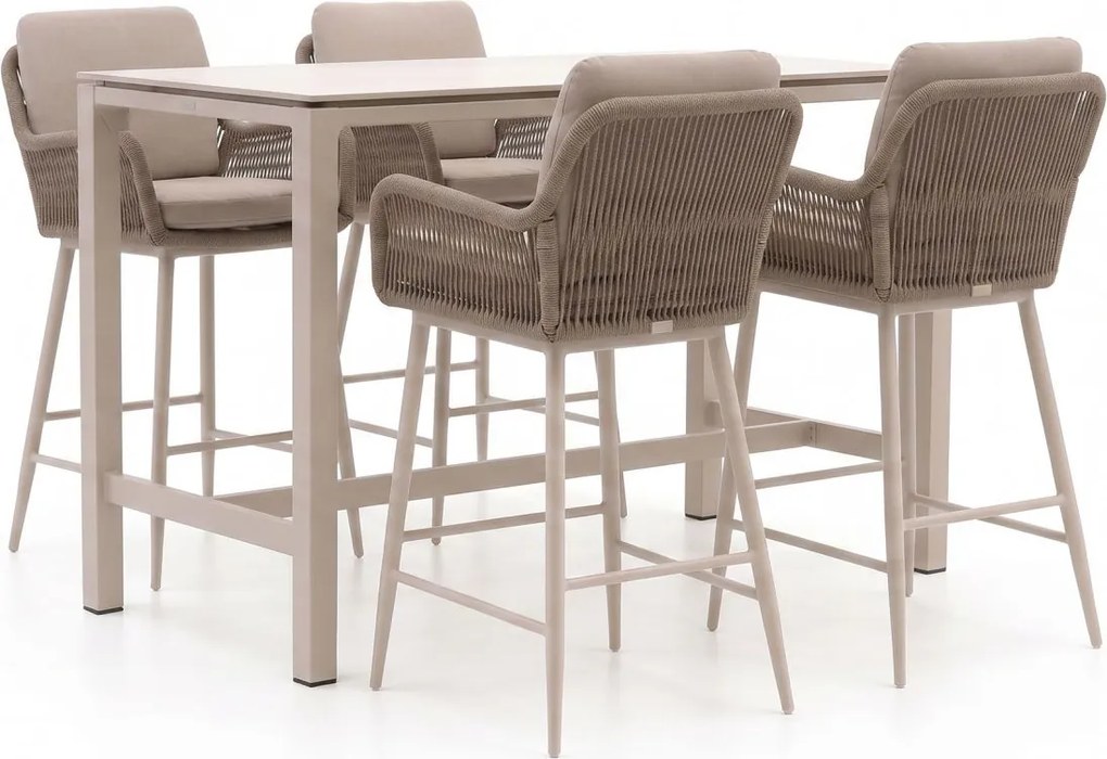 + 10% kassakorting | Barset Intenso  | 4 personen | Tuinset sintered stone | 5-delig | Kees Smit Tuinmeubelen