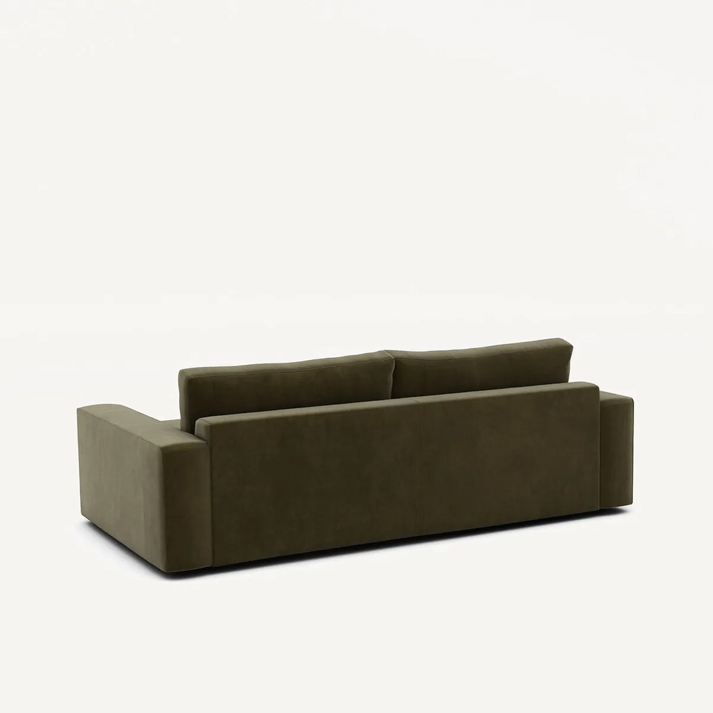 Omvormbare bank in fluweel, Skander