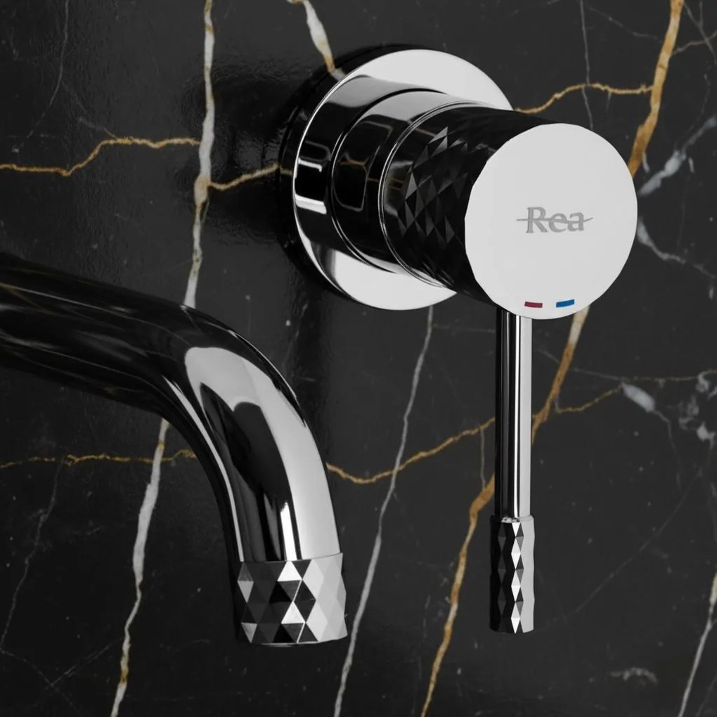 Inbouw wastafelkraan Rea Lungo Diamond Chrom  + BOX