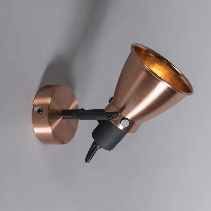 Klassieke plafondSpot / Opbouwspot / Plafondspot koper kantelbaar - Jos Modern, Klassiek / Antiek E14 rond Binnenverlichting Lamp