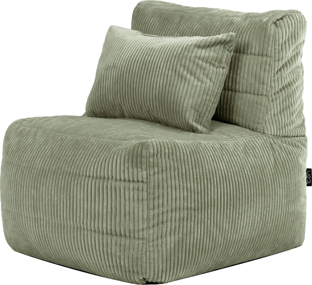 Noa Modulair Zitelement Corduroy - Saliegroen