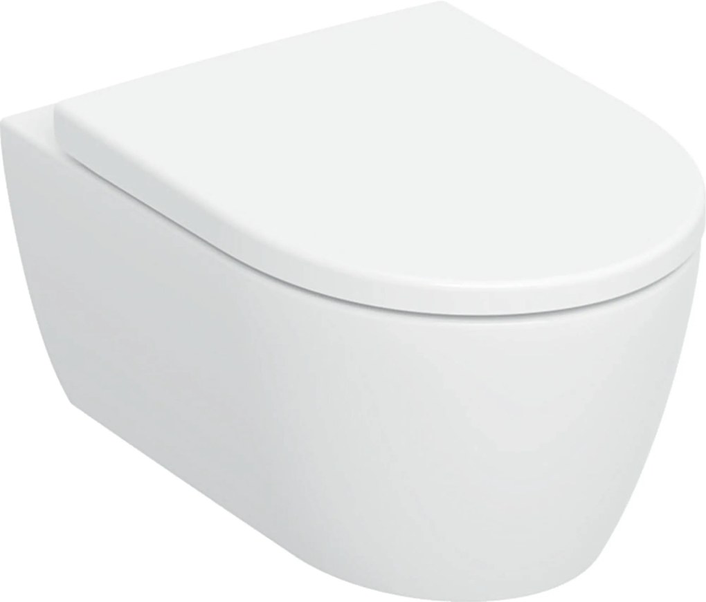 Geberit iCon hangtoilet vuilafstotend met softclose, quickrelease en TurboFlush wit