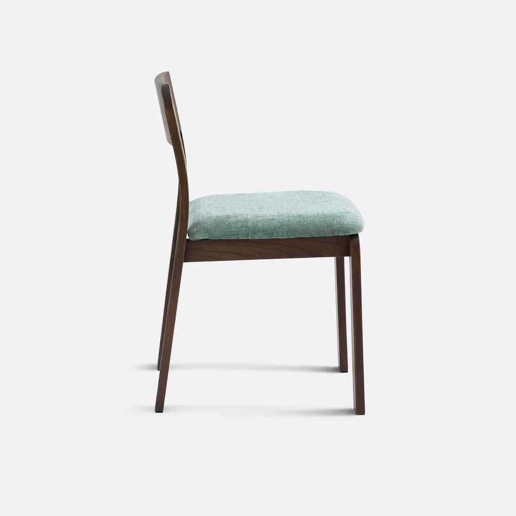 Met massief iepenhout gestoffeerde stoel Talet