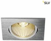 Slv  TRIA vierkant alu geborsteld 1xLED 1800-3000K