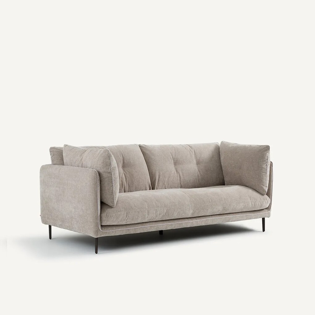 Compacte zetel in chenille fluweel, Botero