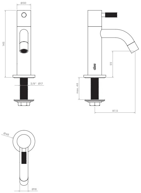 Clou Freddo 2 fonteinkraan M-size RVS geborsteld