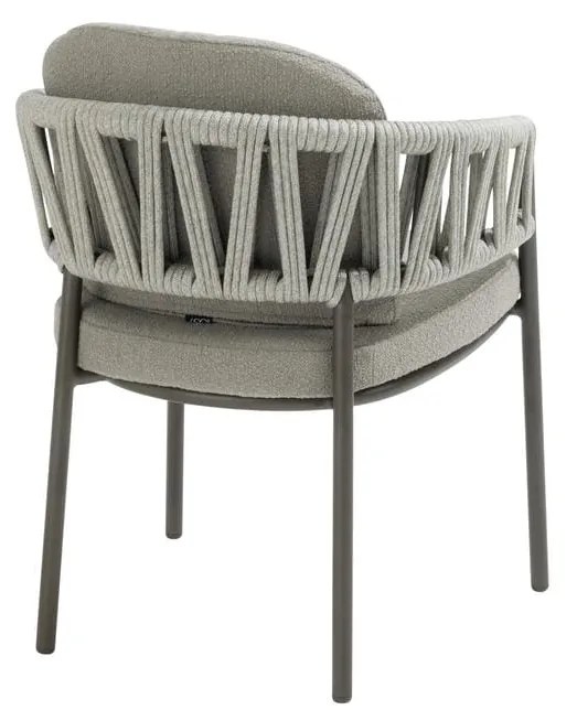 Taste by 4 Seasons Calma tuinset terre met Prado tafel met keramisch blad 240 cm Tuinset bruin weerbestendig