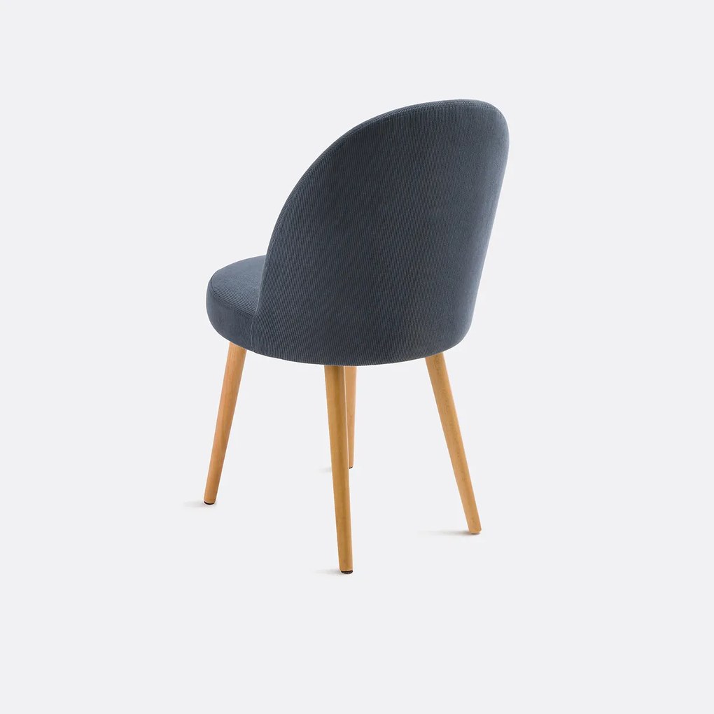 Stoel in ribfluweel, Inès