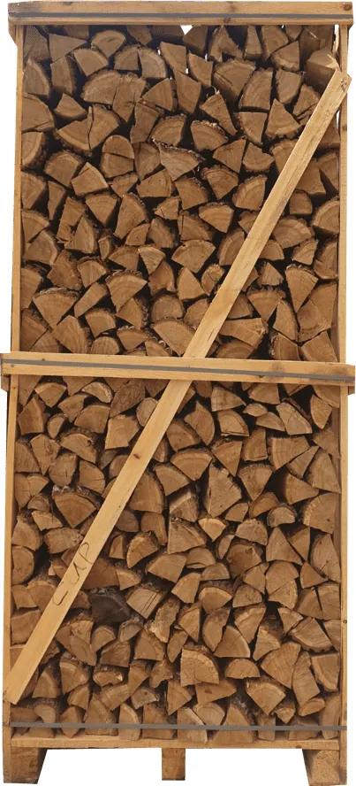 Mega Pallet Eikenhout Haardhout – 2 kuub gestapeld - 1000 houtblokken