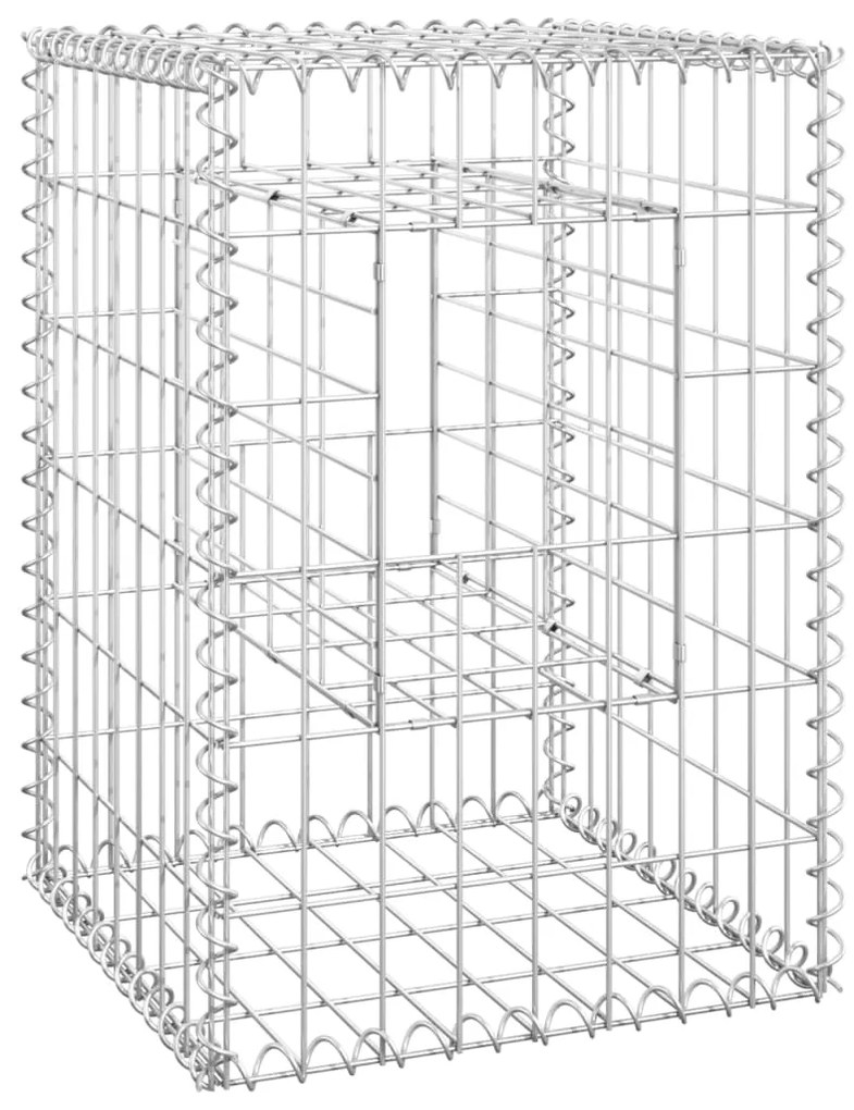 vidaXL Gabion paal 40x40x60 cm ijzer