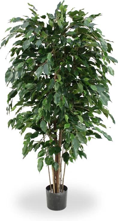 Ficus Exotica Deluxe kunstplant 150 cm groen