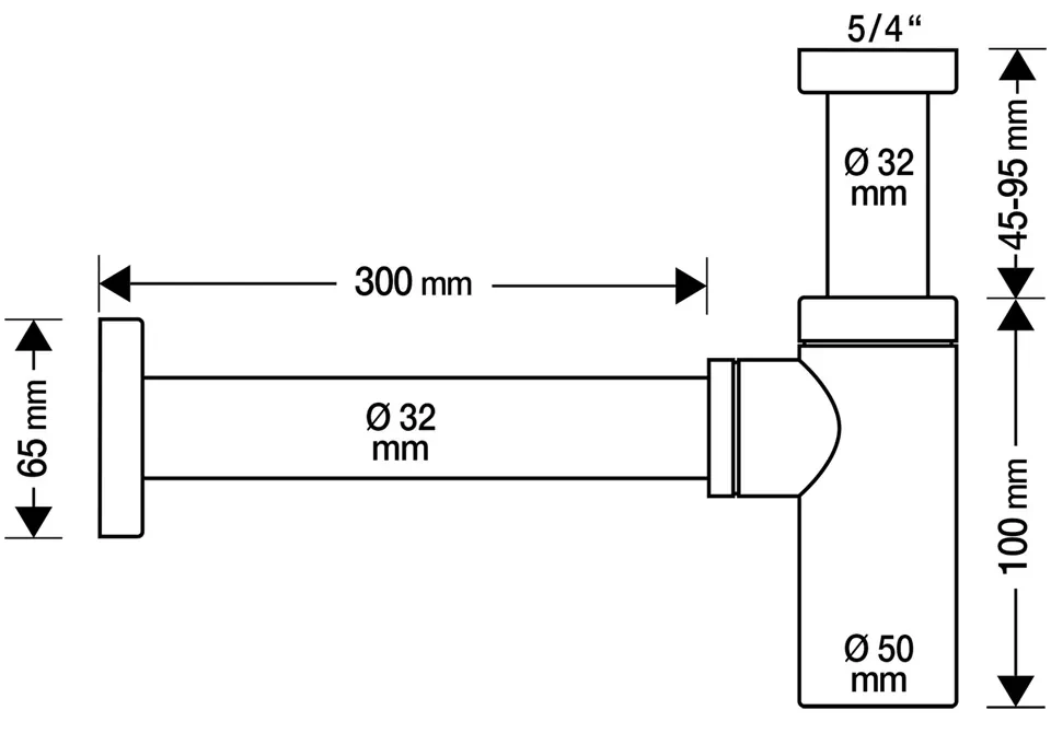 Differnz Force fonteinset keramiek met frame en gebogen kraan chroom
