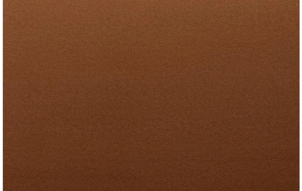 Goossens Hoekbank Hercules bruin, stof, 2,5-zits, modern design met ligelement links