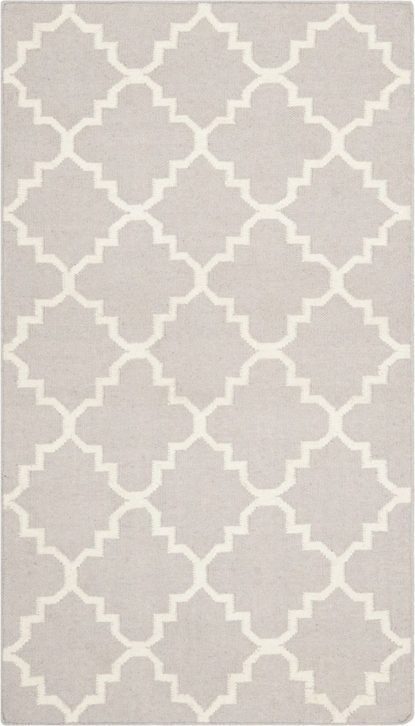 Safavieh | Handgeweven vloerkleed Darien 90 x 150 cm grijs, ivoor vloerkleden wol, katoen vloerkleden & woontextiel vloerkleden