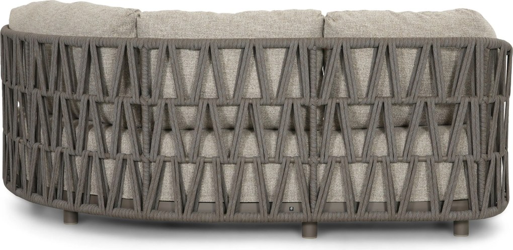 Santika Furniture Santika Cayora Organisch Loungeset - Rope Taupe 4-delig