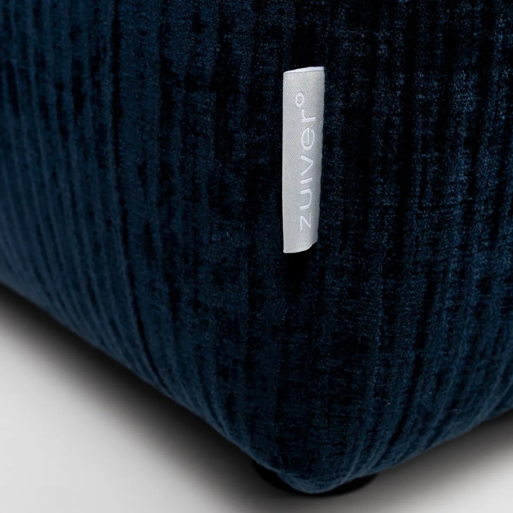 Zuiver Hunter 1,5 Zits Zonder Rugleuning Navy