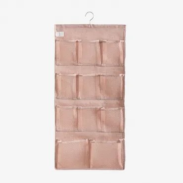 Hangende Organizer Met Metalen Hanger Klere Roze & ↑86 Cm - Sklum