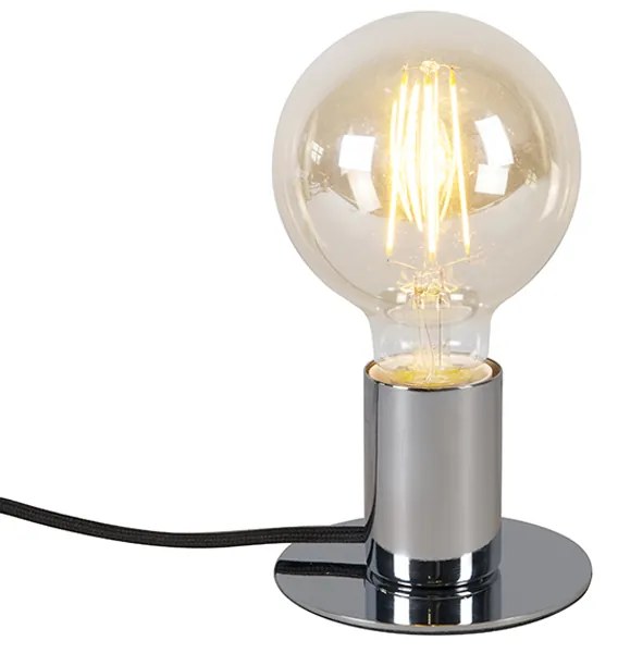 Moderne tafellamp chroom - Facil