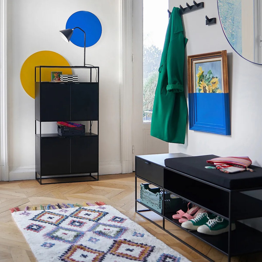 Kapstok met 5 haakjes Slofia in berk