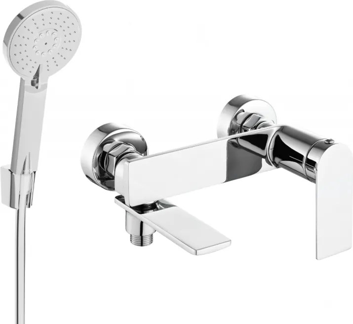 Mexen Zero R40 badkraanknop met douchekop, chroom - 7113R40-00