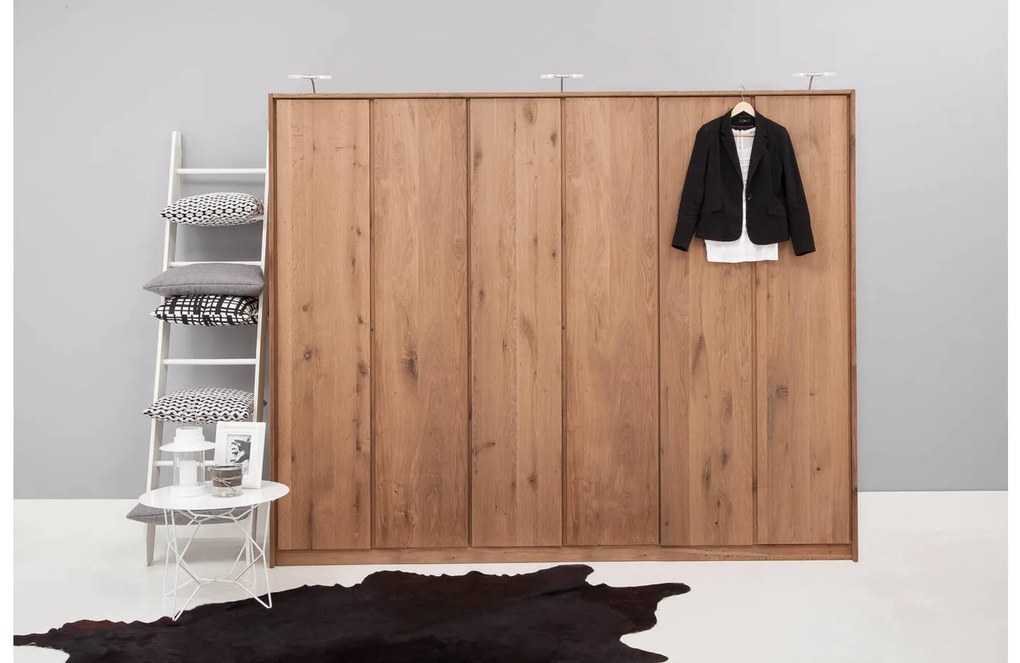 Goossens Excellent Kledingkast Aberson, 270 cm breed, 222 cm hoog, 6 hout draaideuren