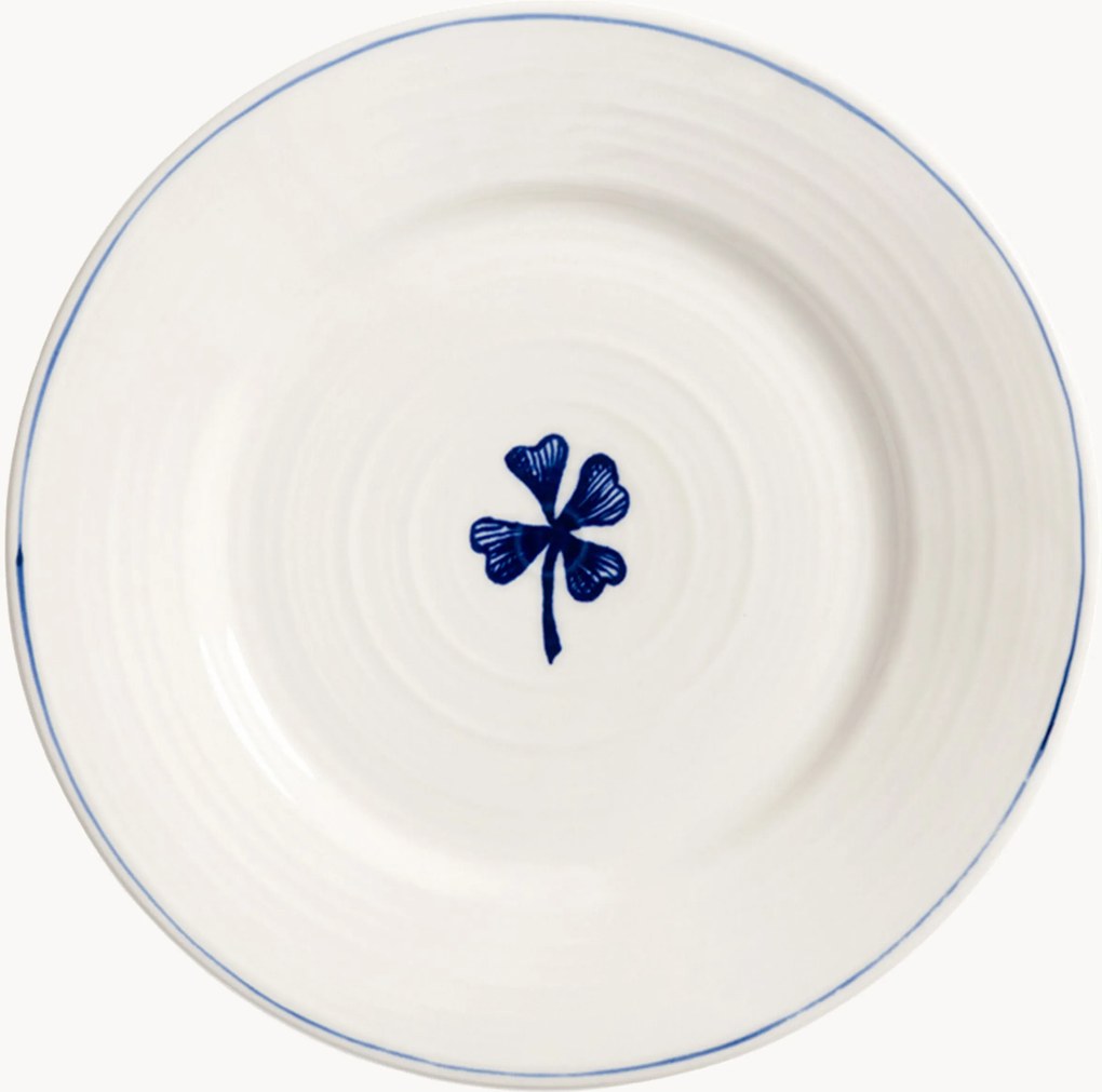 Handbeschilderde ontbijtborden Anouk, 2-delig