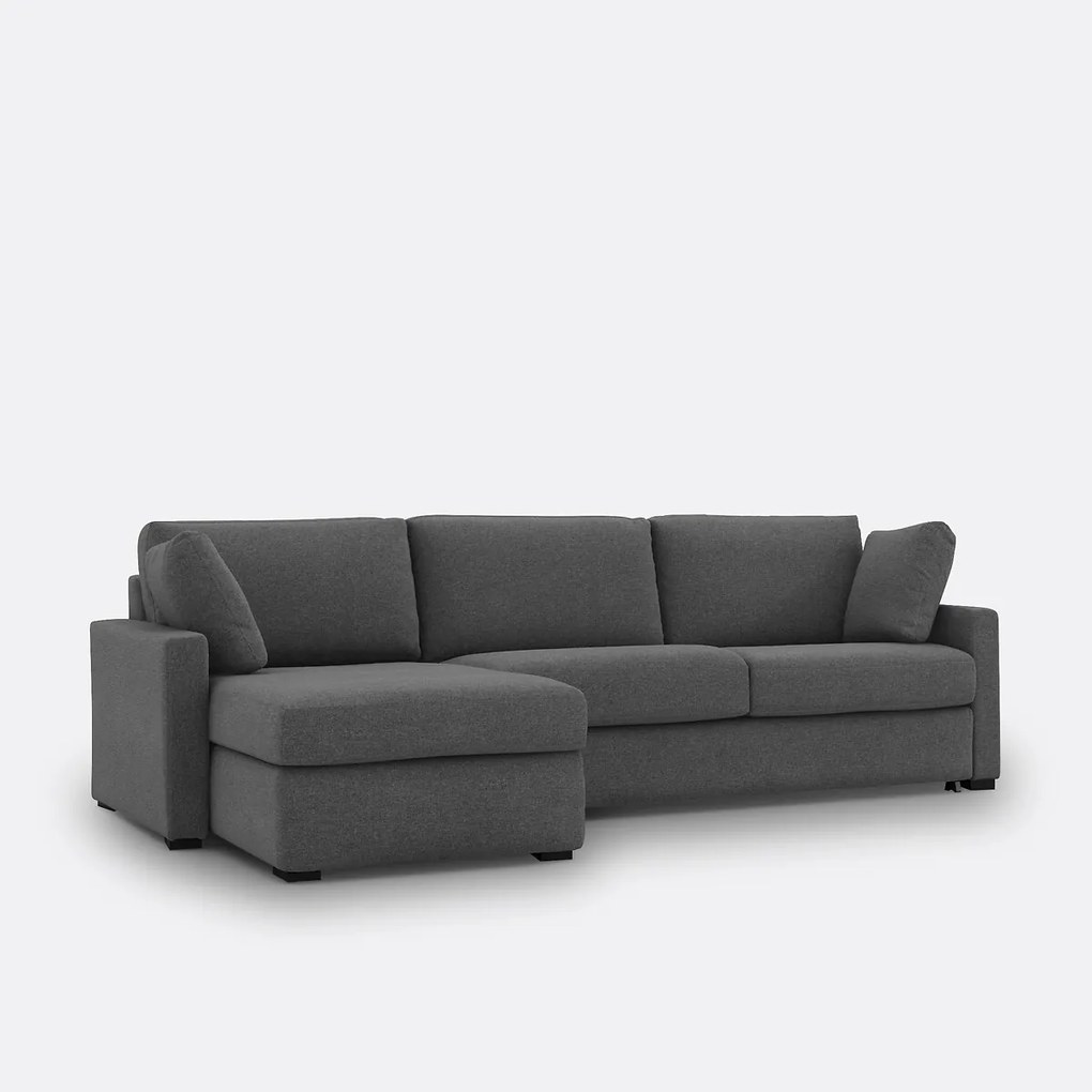 Hoekbank, omvormbaar, 4-zit, in polyester, schuim, TIMOR