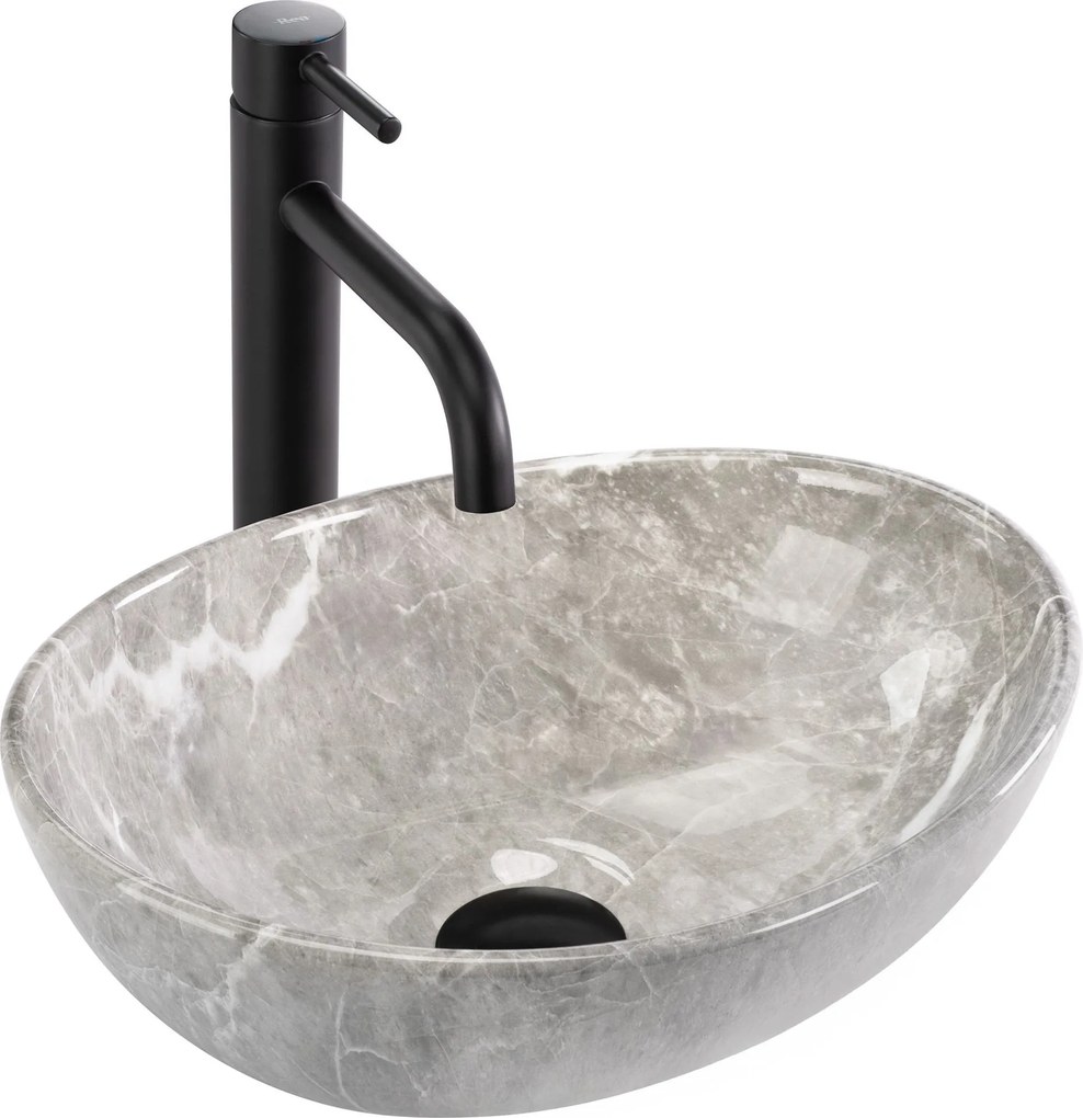 Opzetwastafel Rea Sofia Mini Grigio
