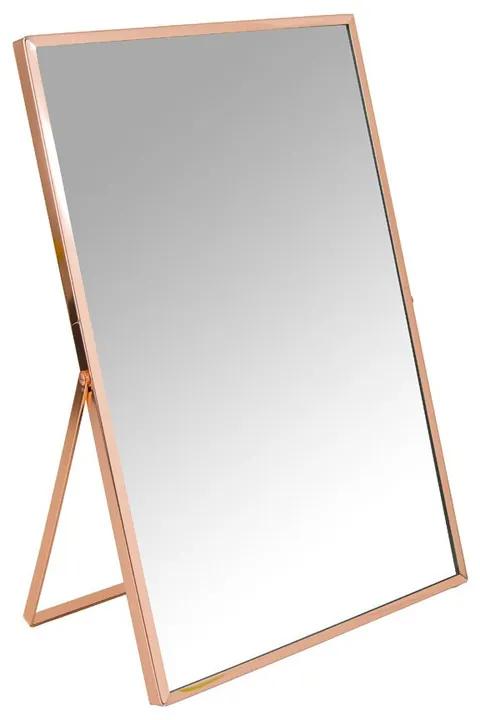 Make-up spiegel - 20x30 cm - koper
