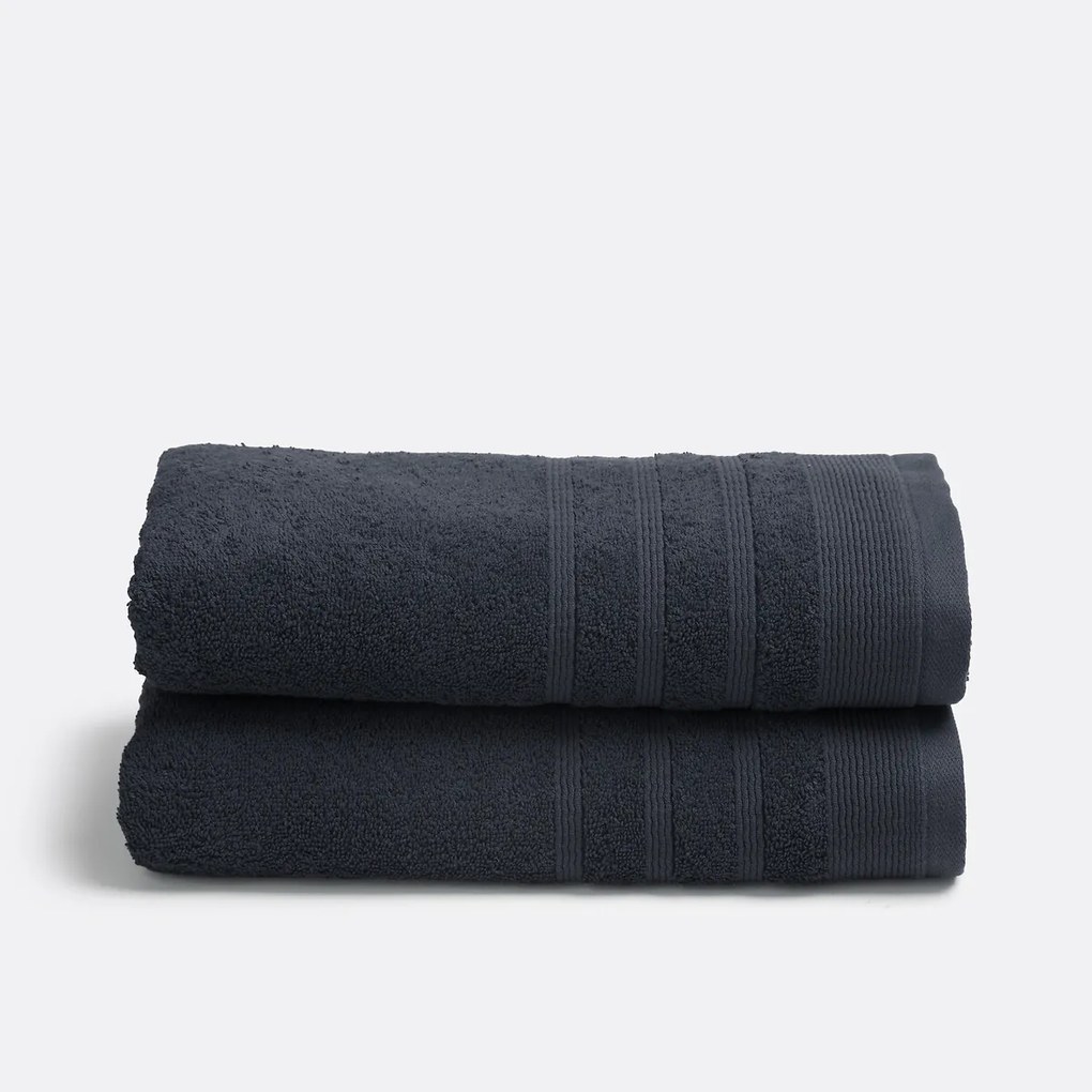 Set van 2 handdoeken in badstof 600 g/m2, Zavara