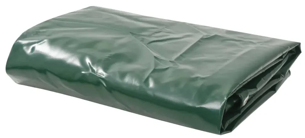 vidaXL Dekzeil 650 g/m² 3x5 m groen