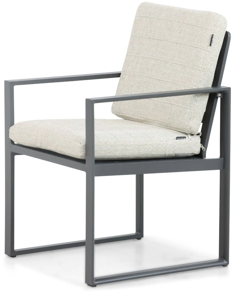 Tuinstoel Aluminium Grijs-antraciet Lifestyle Garden Furniture Nuno